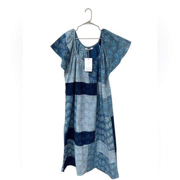 NWT Christy Dawn The Ambre Dress - Indigo Blues - Size Medium - Organic Cotton - Picture 12 of 16
